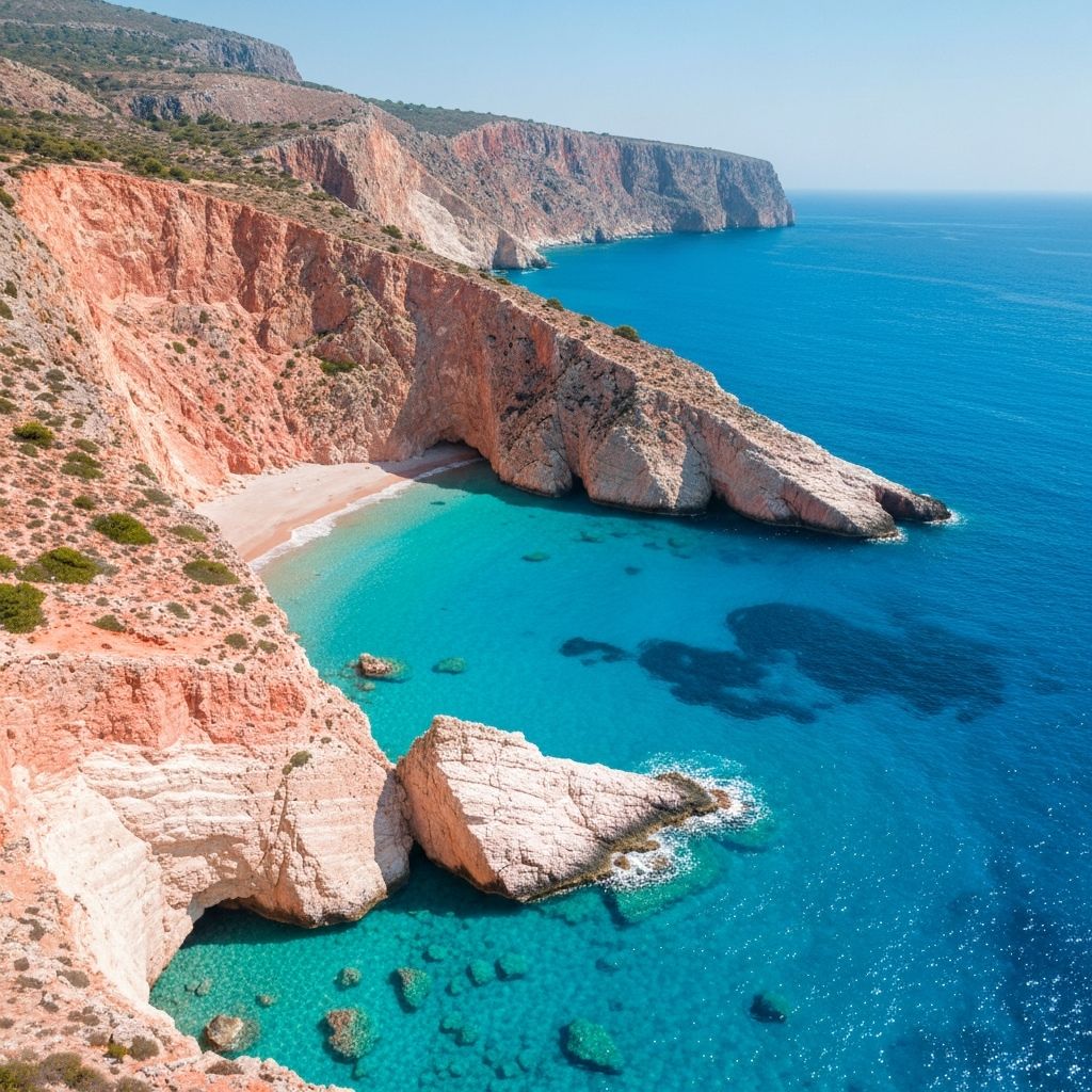 Sandy beach near Heraklion